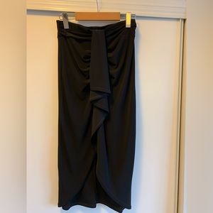 Long black skirt